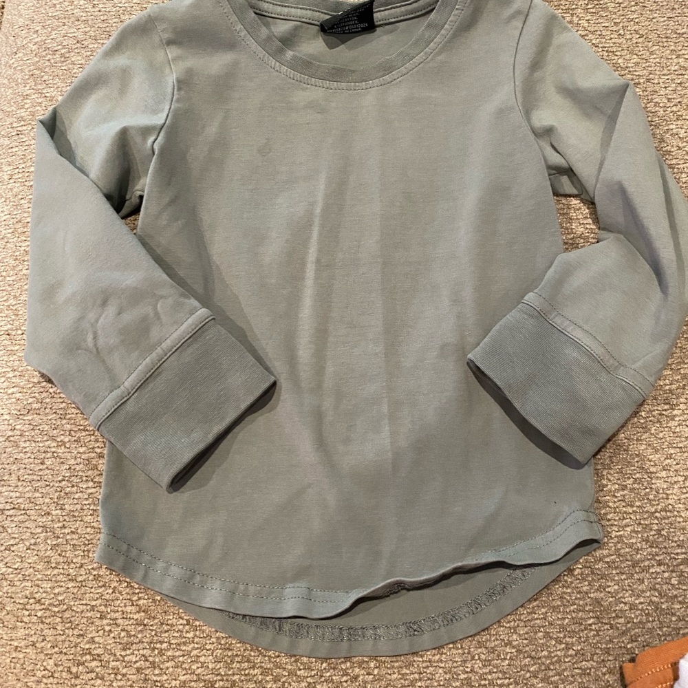 Olive green Little Bipsy Longsleeve